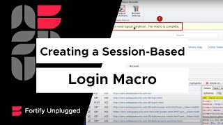 Create a SessionBased Login Macro in WebInspect [upl. by Standley]