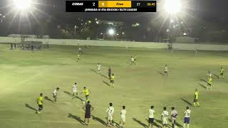 Croc I vs Coras FB  jornada 4  4ta edicion [upl. by Jareen]