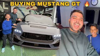 Buying My First SuperCar  Mustang Gt 🔥 Big Surprise 😳 [upl. by Perlie725]