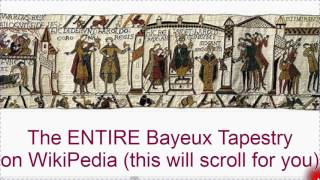 The full Bayeux Tapestry [upl. by Eecyac]