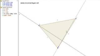 Altezze del triangolo con GeoGebra [upl. by Einatsed]