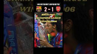 2006  BERCELONA VS ARSENAL  FINAL LIGA CHAMPIONS 2006 historysport70 [upl. by Bannon]