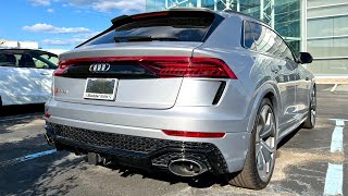 2023 Audi RSQ8 Quattro Florett Silver Metallic 591HP  InDepth Video Walk Around [upl. by Awahsoj]