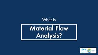 What is Material Flows Analysis  Resource Efficiency Dictionary [upl. by Ahearn]