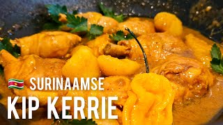 🇸🇷 Surinaamse Kip Kerrie en Aardappelen maken roti gerechtSurinamese chicken curry recipe [upl. by Annodam]