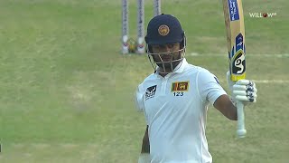 Dimuth Karunaratne 52 runs vs Bangladesh  1st Test  Day 2  BAN vs SL [upl. by Nahgiem]