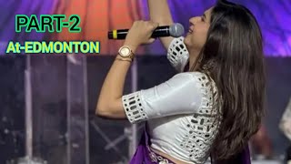 kinjal Dave  PART 2  Full Program At Edmonton Canada 🇨🇦  Last Night 2024 [upl. by Rehpotsyrk802]