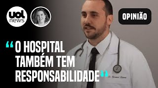 Médico anestesista preso Hospital colocou vítima em risco e tem responsabilidade diz advogada [upl. by Nick564]