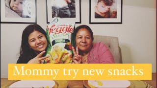 My mommy tried American snacks  American snacks with Nepali Name 😂 Mommy chori special episode [upl. by Nalliuq243]