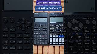 Casio fx82 MS vs fx570 LAX  Comparamos dos calculadora científicas [upl. by Adelaide894]