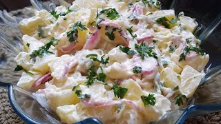 SALADA DE BATATA COM MAIONESE FÁCIL DE FAZER [upl. by Odeen]