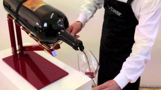 VCANTER ® the elegant and precise decanting cradle for large format wine and champagne bottles [upl. by Oletta]