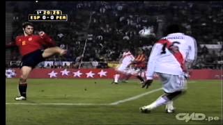 Golazo de Nolberto Solano ante España Amistoso [upl. by Liahcim531]