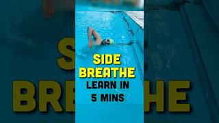 Learn Side breathe in swimming PART 1 ​⁠ freestyle swimming technique ​⁠shorts [upl. by Yniattirb]