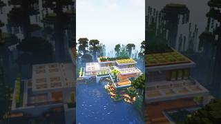 Minecraft modern Bamboo Villa minecraft minecraftbuilding [upl. by Fulvia]