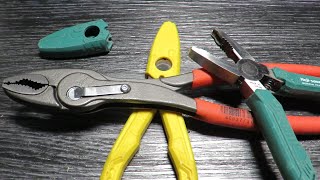 New 2021 KNIPEX TWIN GRIP SLIP JOINT PLIERS vs ENGINEER NEJISAURUS SCREW PLIERS [upl. by Rae243]