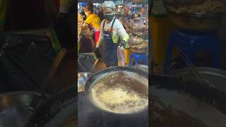 Famous street food lady chef fried sea bass  thai street food shorts [upl. by Coad]