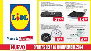 🛒😎 Bazar LIDL 4 AL 10 DE NOVIEMBRE de 2024  LIDL BAZAR  Catálogo LIDL  LIDL  FOLLETO lidl [upl. by Resneps]