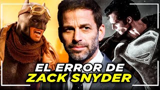 El mayor ERROR de Zack Snyder l La caída y el fracaso del DCEU [upl. by Kahn]