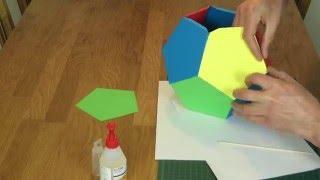 Large Paper Dodecahedron Tutorial [upl. by Adnohryt]