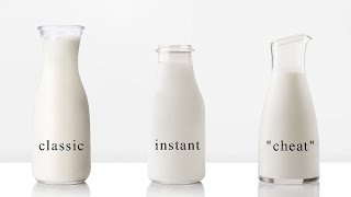 3 Ways to Make Almond Milk  Classic Instant and Cheat Version Elmhurst Inspired [upl. by Lemra]