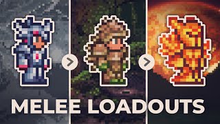 Melee Loadouts Guide for Terraria 1449 [upl. by Pachton]