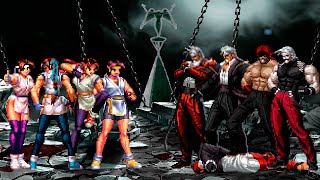 KOF Mugen Yuri Sakazaki Team vs Rugal Bernstein Team [upl. by Notterb348]