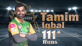 Tamim Iqbals 111 Runs Against Sylhet Sunrisers  10th Match  Season 8  BBPL 2022 [upl. by Nivrek754]