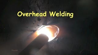 Overhead Welding 7018 vs Dual Shield Flux Core [upl. by Rainger]