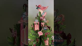 PopUp Christmas Tree Greeting Card by FreshCut Paper [upl. by Skolnik]