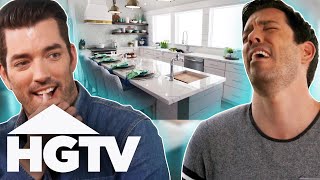 The Property Brothers Create Their Best Coastal Inspired Kitchens  Brother vs Brother [upl. by Turne]