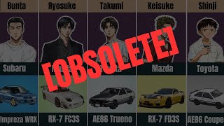 Cars by Initial D Stages See Description [upl. by Havens]