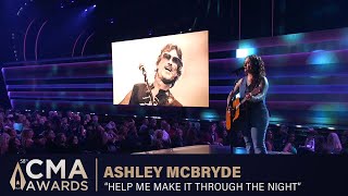 Ashley McBryde tribute to Kris Kristofferson – “Help Me Make It Through The Night”  CMA Awards 2024 [upl. by Aili23]