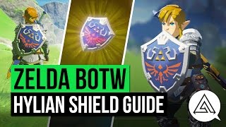 Zelda Breath of the Wild  How to Get the Hylian Shield [upl. by Ogirdor]