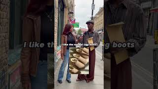 would you wear the UGG New Heights Platform Xtra boot 👢 uggs boots streetinterview [upl. by Dodd]