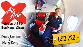 How to fly Business Class on a budget AIR ASIA X Business Class Lie Flat Flight Review [upl. by Nais673]