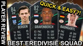 BEST EREDIVISIE SQUAD IN FIFA 21 FOR COMPLETING THE SQUAD FOUNDATIONS MILESTONE QUICK ULTIMATE TEAM [upl. by Aiuqes]