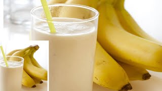 Banana Smoothie recipe  easy homemade banana smoothie  makis world [upl. by Teerprah]