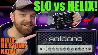 Soldano SLO vs HelixHX Comparison [upl. by Fiel]