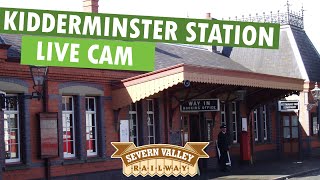 LIVE CAM  Kidderminster Station Concourse Camera on the Severn Valley Railway [upl. by Janyte]