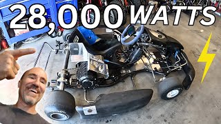 How to build an INSANE electric Go kart [upl. by Hosbein]