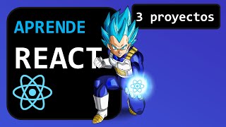 Aprende REACT con 3 proyectos incluidos 6 horas [upl. by Hoseia706]