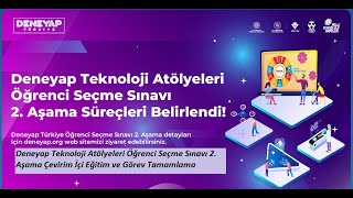 Deneyap Teknoloji Atölyeleri 2 Aşama Çevirim İçi Eğitim ve Görev Tamamlama Detaylı Anlatım [upl. by Jem292]