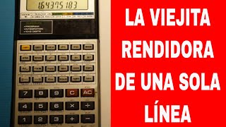 🔴▶ COMO USAR UNA CALCULADORA CIENTÍFICA DE UNA SOLA LINEA [upl. by Eilssel]