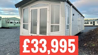 Offsite static caravan for sale Scotland UK wide delivery available Atlas Status 38x12 2 bedrooms [upl. by Natlus]