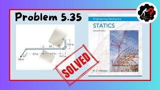 Problem 535  Engineering Mechanics Statics [upl. by Reivilo171]