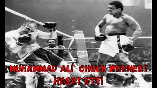 MUHAMMAD ALİNİN YUMRUK FIRTINASI CHUCK WEPNERI HAŞAT ETTİ [upl. by Althea]