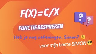 1373 FUNCTIE met VOORSCHRIFT fx  cx voor SIMON 😎 [upl. by Odnanref134]