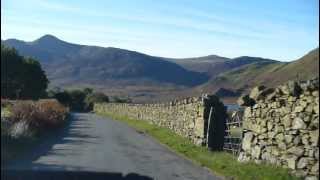 Lake District Buttermere B5289 drive [upl. by Aicirtap]