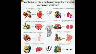 quotPoznaj najlepsze połączenia owoców i warzyw które wspierają zdrowie i oczyszczanie organizmu [upl. by Daisi]